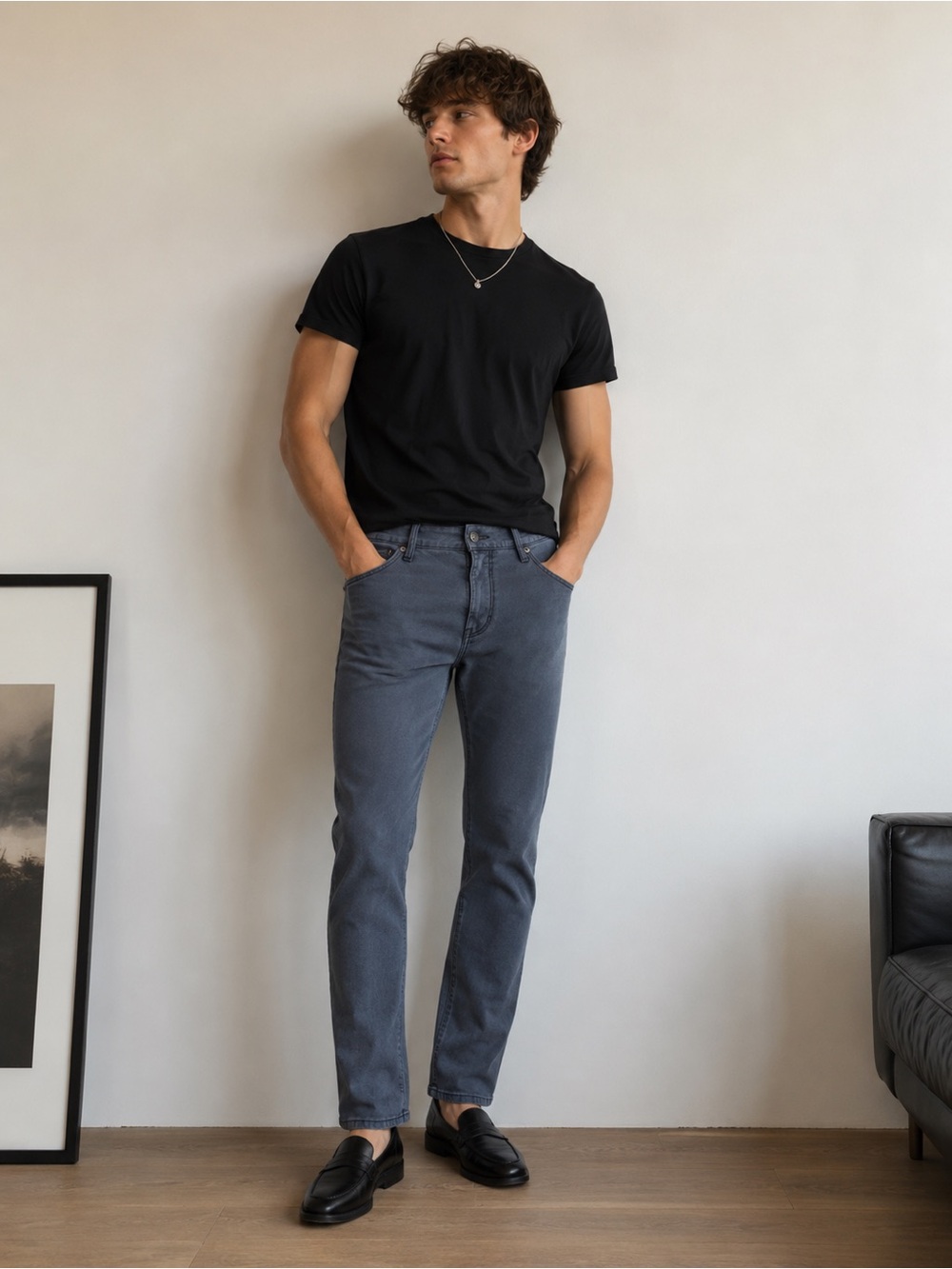 Scotch & Soda Slim Jeans in Slate Blue
